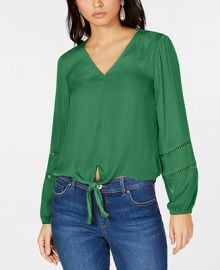 INC International Concepts I N C  Tie-Front Top  Created for Macy s   Reviews - Women - Macy s at Macys