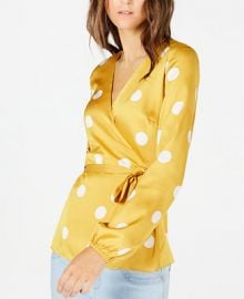 INC International Concepts INC Dotted Wrap Blouse  Created for Macy s    Reviews - Tops - Women - Macy s at Macys