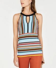 INC International Concepts INC Petite Striped Knit Halter Top  Created for Macy s   Reviews - Sweaters - Petites - Macy s at Macys