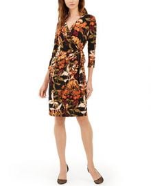 INC International Concepts INC Printed Faux-Wrap Dress  Created For Macy s   Reviews - Dresses - Women - Macy s at Macys