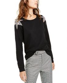 INC International Concepts INC Star-Shoulder Sweatshirt  Created For Macy s   Reviews - Tops - Women - Macy s at Macys