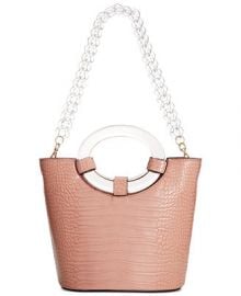 INC International Concepts INC Tracyy Croco-Embossed Bucket Bag  Created for Macy s   Reviews - Handbags   Accessories - Macy s at Macys