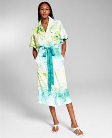 INC International Concepts Jeannie Mai X INC Satin Trench Dress Created for Macys  Reviews - Tops - Women - Macys at Macys