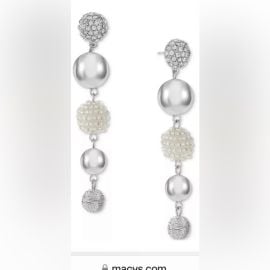 INC International Concepts Jewelry Inc Smooth Beaded Ball Linear Drop Earringsnwt Poshmark at Poshmark