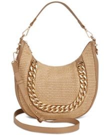INC International Concepts Kolleene Chain Small Straw Crossbody Created for Macys - Macys at Macys