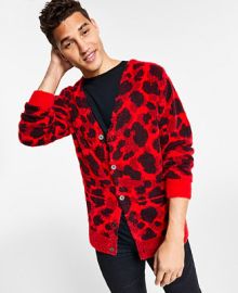 INC International Concepts Mens Cheetah Cardigan Created for Macys Reviews - Sweaters - Men - Macys at Macys