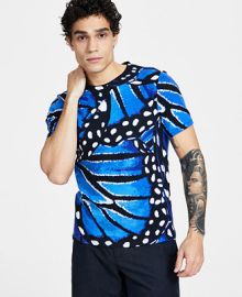 INC International Concepts Mens Classic-Fit Butterfly Graphic T-Shirt Created for Macys - Macys at Macys