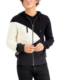 INC International Concepts Mens Colorblocked Hooded Sweater Created for Macys  Reviews - Sweaters - Men - Macys at Macys