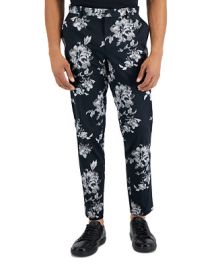 INC International Concepts Mens Slim-Fit Floral Suit Pants Created for Macys - Macys at Macys