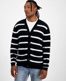 INC International Concepts Mens Tyler Regular-Fit Striped Cardigan Created for Macys - Macys at Macys