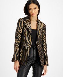 INC International Concepts Metallic Jacquard Blazer Created for Macys  Reviews - Jackets  Blazers - Women - Macys at Macys