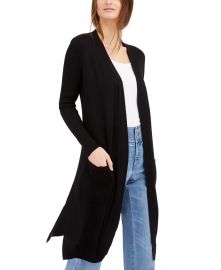 INC International Concepts Petite Ribbed Slit-Hem Duster Cardigan Sweater Created for Macys  Reviews - Sweaters - Petites - Macys at Macys