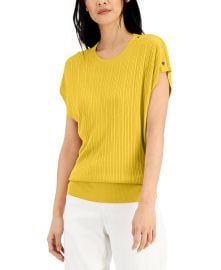 INC International Concepts Ribbed-Knit Batwing-Sleeve Sweater Created for Macys  Reviews - Sweaters - Women - Macys at Macys