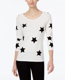 INC International Concepts Star-Print Sweater  Only at Macy s at Macys