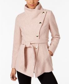 INC International Concepts Textured Wrap Coat at Macys