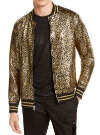 INC International Concepts Varsity Leopard Print Jacket at Walmart