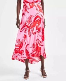 INC International Concepts Women39s Asymmetric Satin Skirt Exclusively at Macy39s - Macy39s at Macys