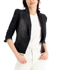 INC International Concepts Womens Puff-Sleeve Blazer Created for Macys - Macys at Macys