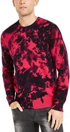 INC Mens Cotton Tie-Dye Crewneck Sweater Pink XS  Clothing Shoes amp Jewelry at Amazon