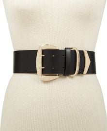 INC Oversized Buckle Belt at Macys