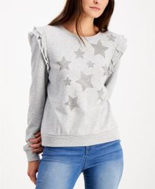 INC Ruffled Star Sweatshirt at Macys