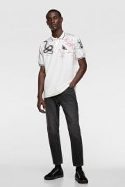 INSECT PRINT POLO at Zara