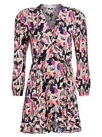 IRO - Bloomy Printed Wrap Dress at Saks Fifth Avenue