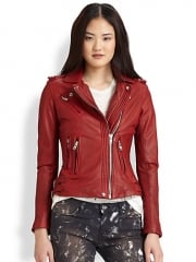 IRO - Han Leather Moto Jacket at Saks Fifth Avenue