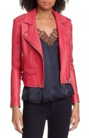 IRO   x27 Ashville  x27  Lambskin Leather Moto Jacket   Nordstrom at Nordstrom