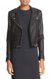 IRO   x27 Ashville  x27  Lambskin Leather Moto Jacket at Nordstrom