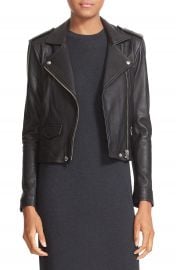 IRO  Ashville  Lambskin Leather Moto Jacket at Nordstrom