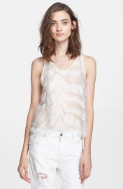 IRO  Orso  Burnout Silk Tank at Nordstrom