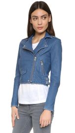 IRO Ashville Jacket in Dirty Blue at Shopbop