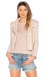 IRO Ashville Jacket in Pink Sand at Revolve