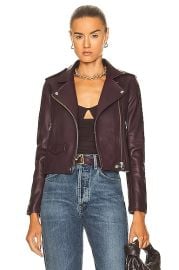 IRO Ashville Jacket in Wine FWRD at Forward