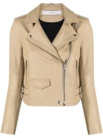 IRO Ashville Leather Jacket - at Farfetch