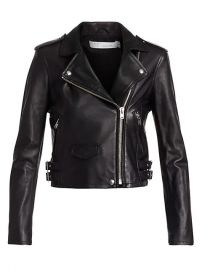 IRO Ashville Leather Moto Jacket  SaksFifthAvenue at Saks Fifth Avenue