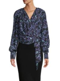 IRO Azza Abstract Wrap Top on SALE at Saks Off 5th