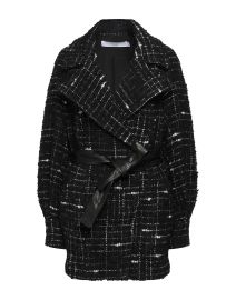 IRO Black Womens Coat at Yoox