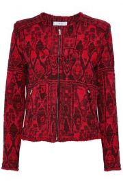 IRO Frayed Jacquard Jacket at The Outnet