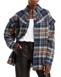 IRO Gabyn Flannel Jacket   Bloomingdales at Bloomingdales