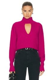 IRO Gaid Sweater in Fuchsia FWRD at FWRD