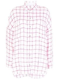 IRO Grid Tweed Shirt at Farfetch