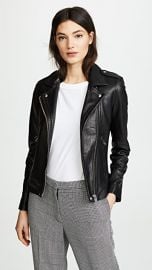 IRO Han Leather Jacket at Shopbop