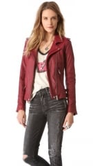 IRO Han Leather Jacket at Shopbop