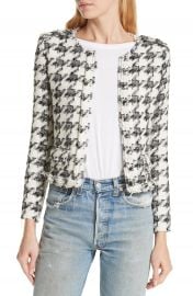 IRO Houndstooth Tweed Jacket   Nordstrom at Nordstrom