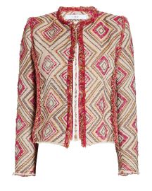 IRO Kolie Geometric Print Jacket at Intermix