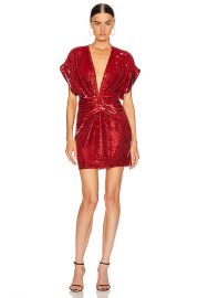 IRO Lilou Dress in Red   FWRD at Forward