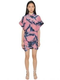 IRO Printed Silk Dress at Luisaviaroma