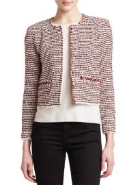 IRO Riona Jacket In Redwhite Shop Premium Outlets at Shop Simon